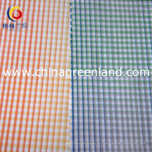 Tela teñida 100% del control del hilado de algodón para la camisa de la materia textil (GLLML146)